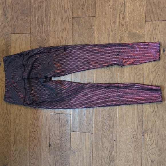 Beyond Yoga Pants - Beyond Yoga Spot On High Waisted Metallic Polka Dot Leggings Size XS